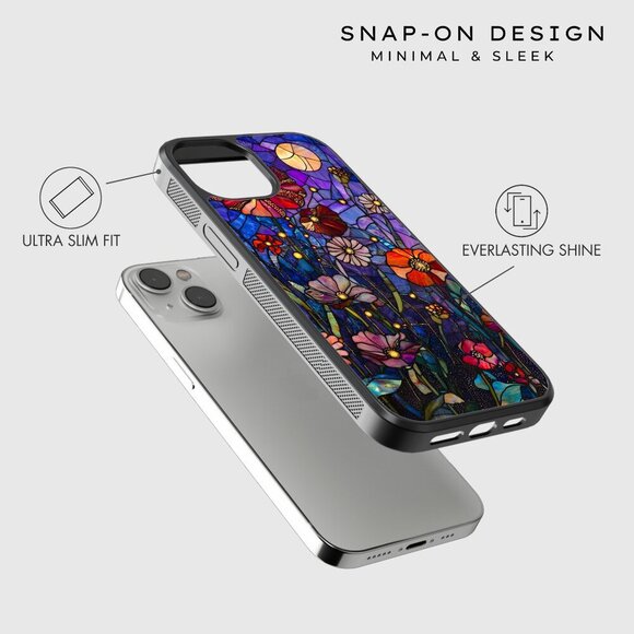 Floral Phone Cover – iPhone 16, 15 Pro, 14, Galaxy S25, S24, S24 Ultra, Pixel 9 - Picture 3 of 9